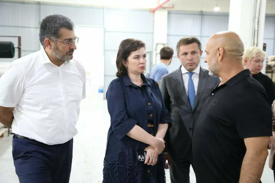 Belarusian delegation visits shoe factory "DOF+" in Dagestan
